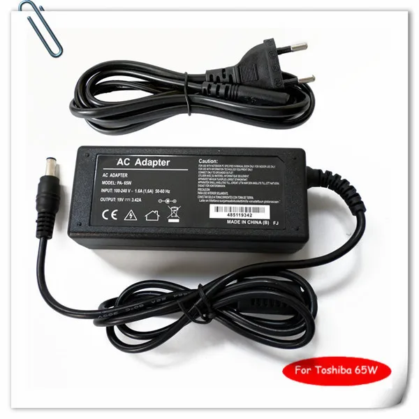 19v 3.42a Carregador Notebook Laptop Charger Plug 65w