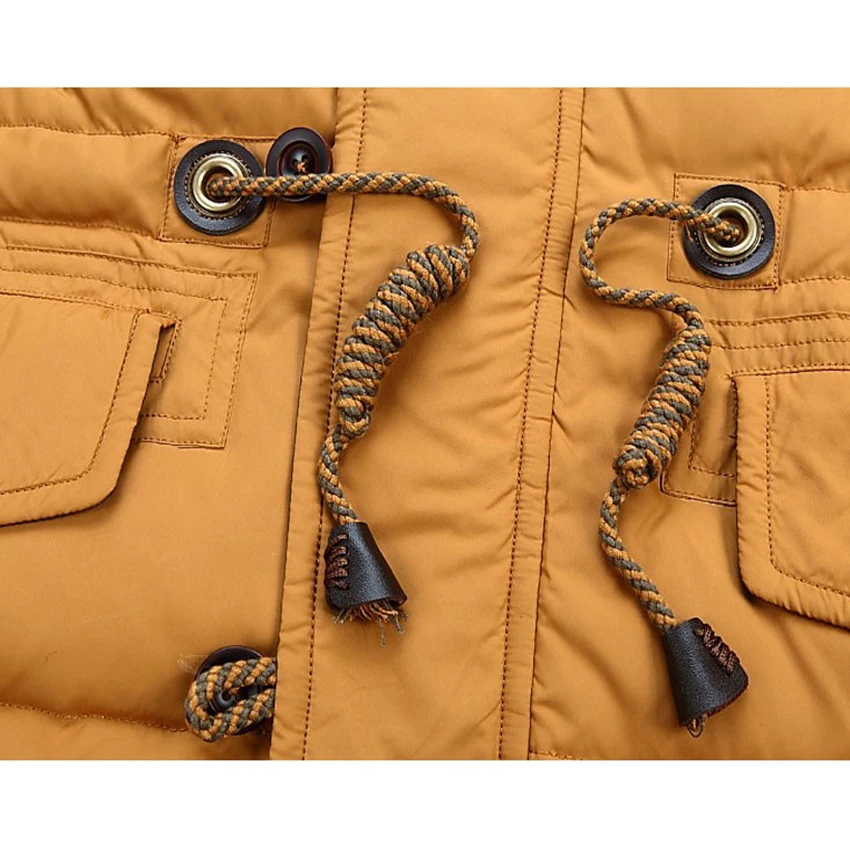 Зимняя мужская пуховая куртка 2018 новый стиль большой меховой воротник вниз