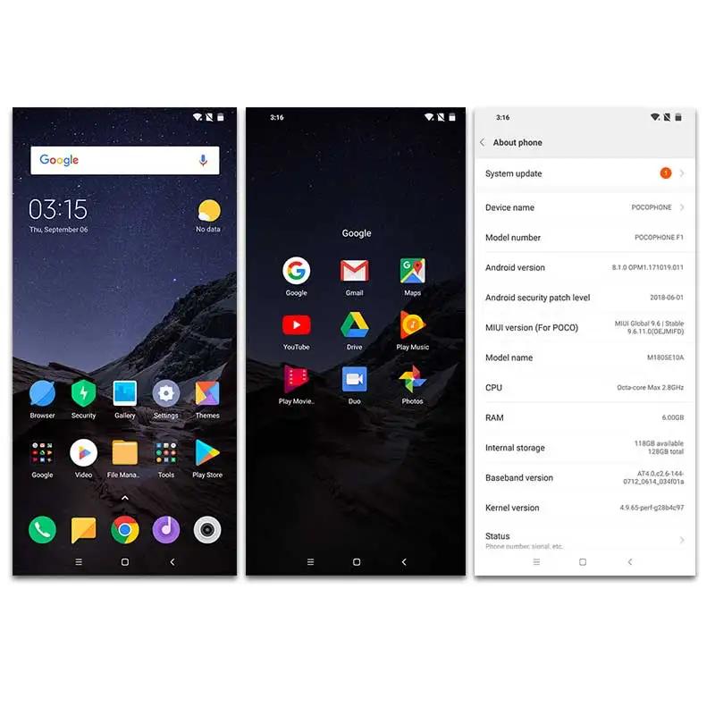 Глобальная версия Xiaomi POCOPHONE F1 6 ГБ 64 Гб POCO Snapdragon 845 смартфон AI двойной Камера 18