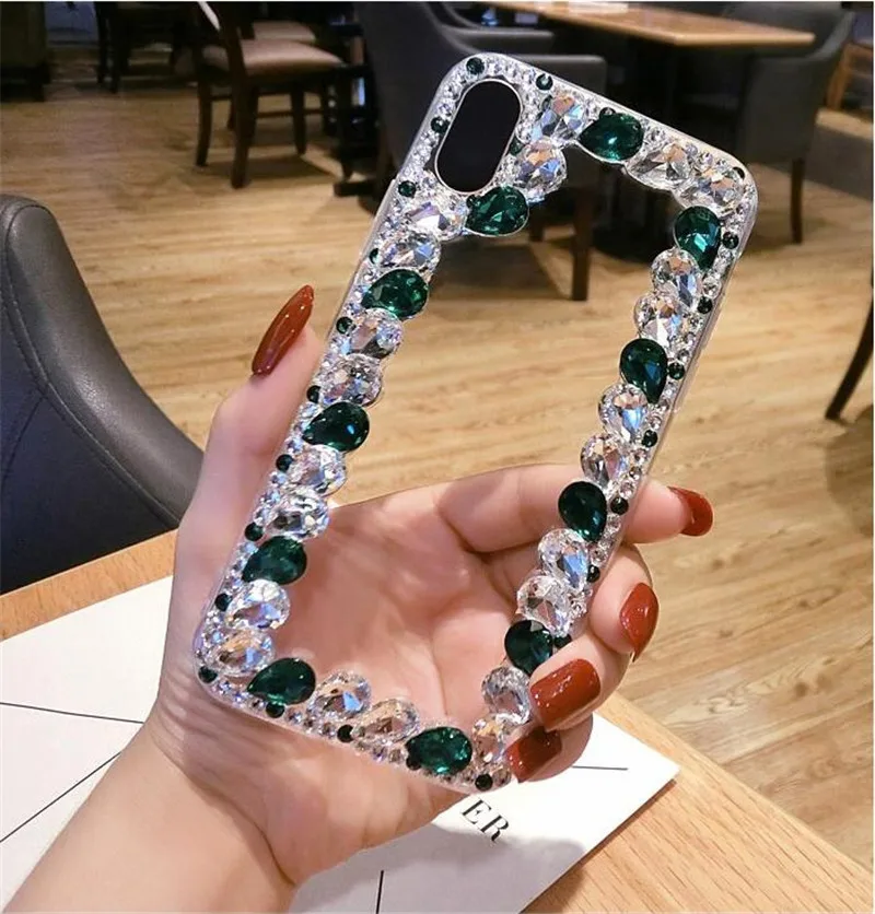 Блестящий чехол для телефона Redmi 7 6A 5A с кристаллами и стразами ручной работы Xiaomi