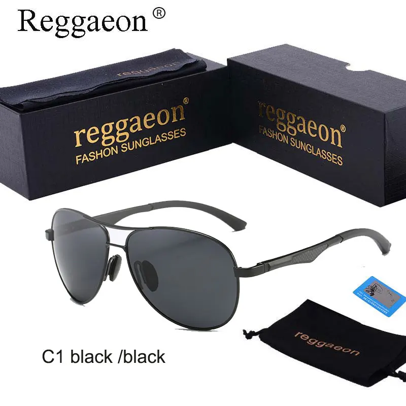 Reggaeon роскошные солнцезащитные очки поляризованные Алюминий магния frame лучей Для