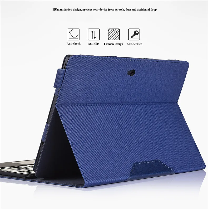 Для 12," Dell Latitude 5285 чехол 2 в 1 защита для клавиатуры планшета роскошный чехол-подставка из искусственной кожи для Dell Latitude 5285 12,3