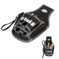 faroot new black 9 in1 electrician waist pocket tool belt pouch bag screwdriver utility kit useful