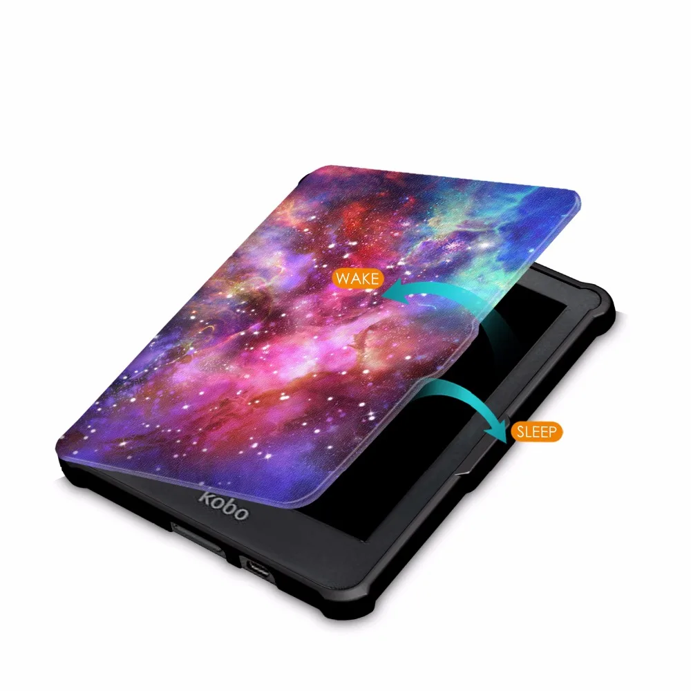 Модный Магнитный смарт чехол для Kobo Clara HD 2018 6 0 тонкий легкий Флип Мягкий