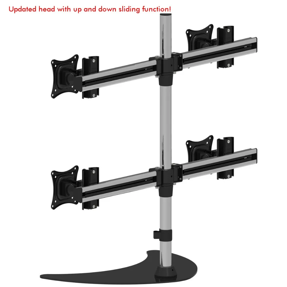 13 27 &quotЧетыре экрана ТВ монитор держатель бесплатно раздвижные поворотный