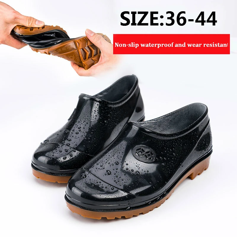 Мужские непромокаемые сапоги на рабочем месте для кухни водонепроницаемые не