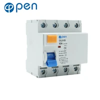 4p 63a80a 300ma ac type residual current circuit breaker rccb ol2 63 series for leakage and short circuit protection