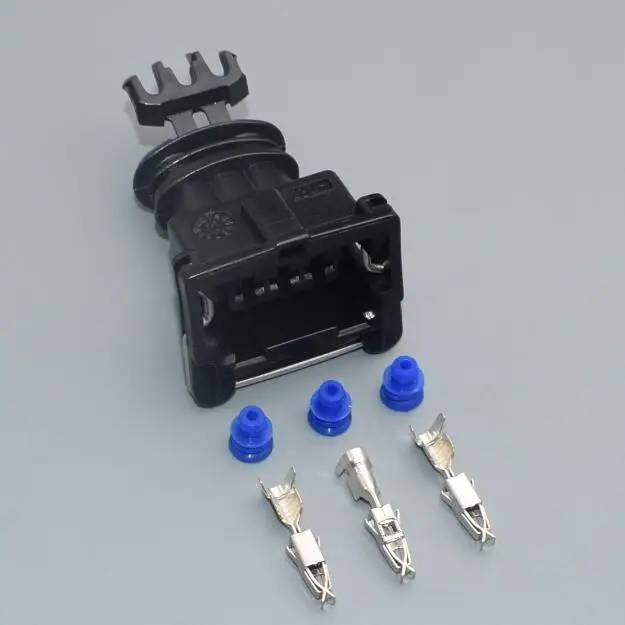 Shhworldsea 10 комплектов 3pin 3 way sensor connector kit чехол для автомобильного двигателя ткацкий