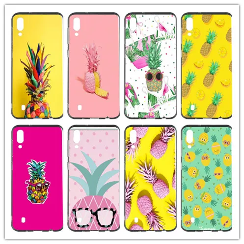 Ананас мягкий TPU мобильный чехол для телефона samsung Galaxy S3 S4 S5 S6 S7 S8 S9 S10 mini edge Plus сзади
