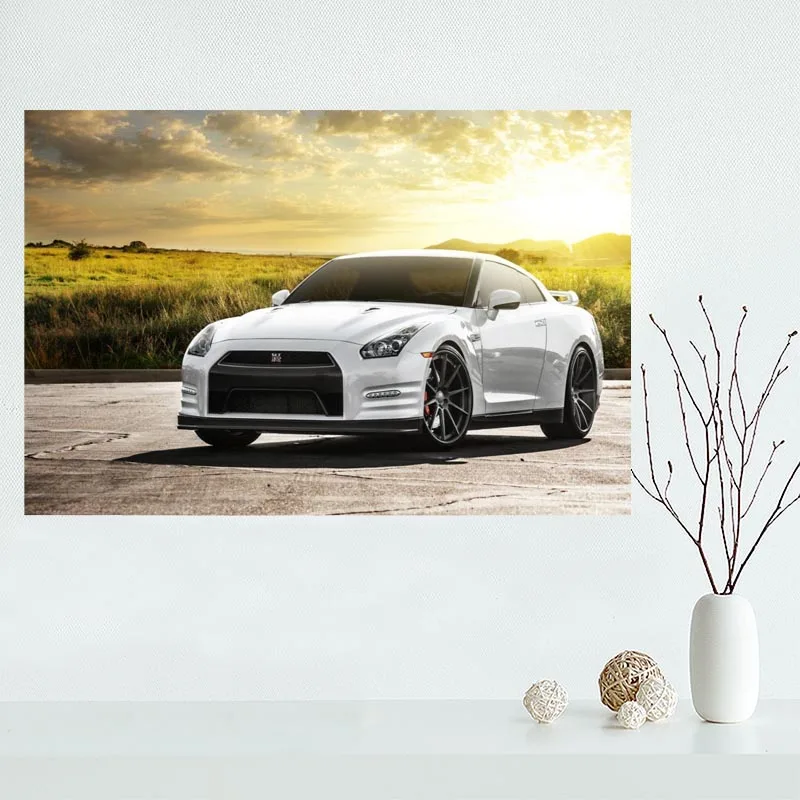 Ниссан SKYLINE GT R холст постер для картины на индивидуальный заказ печать ткань
