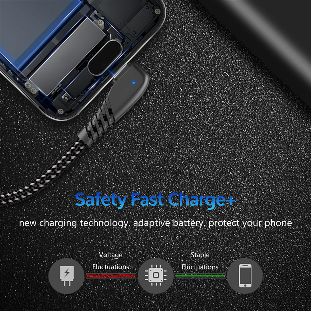 Кабель USB Type C TIEGEM 90 градусов 2 А шнур для быстрой зарядки Nintendo Switch Samsung S8 S9 Huawei P20
