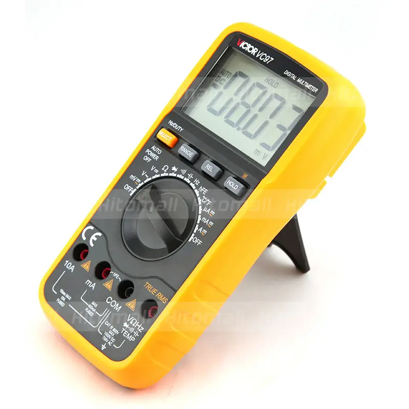 Профессиональный True RMS Авто диапазон 4000 отсчетов Сопротивление Емкость Частота