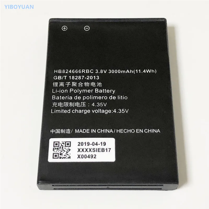 3,8 V 3000mAh HB824666RBC для huawei E5785 4G LTE Cat6 точка доступа E5785Lh-92a E5785Lh-22c аккумулятор