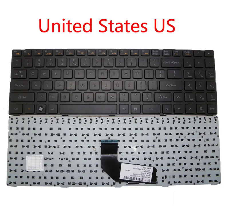 Клавиатура для ноутбука Quanta TWC TWJ США MP 09R63US 920 Россия RU 09R63SU Соединенного