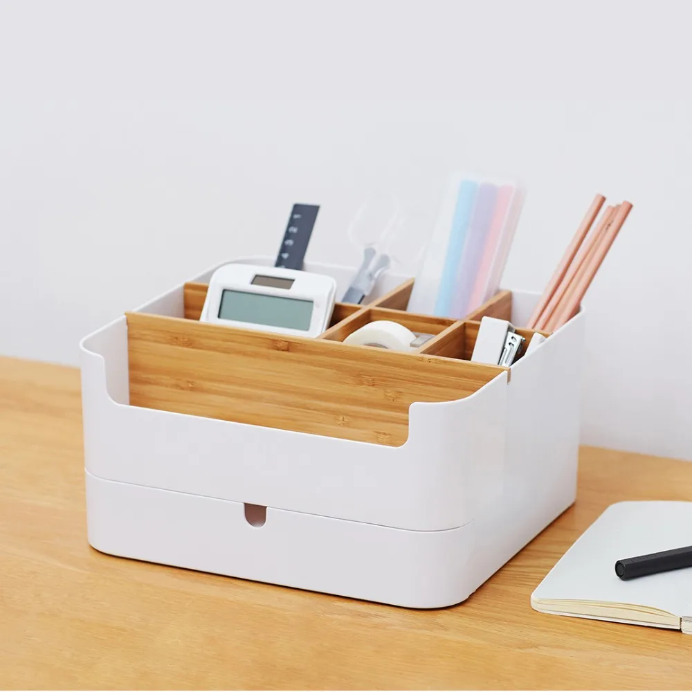 Xiaomi Youpin многоцелевой ящик для хранения Mijia косметический ящик ABS Материал стол поверхность мусора классификация чехол
