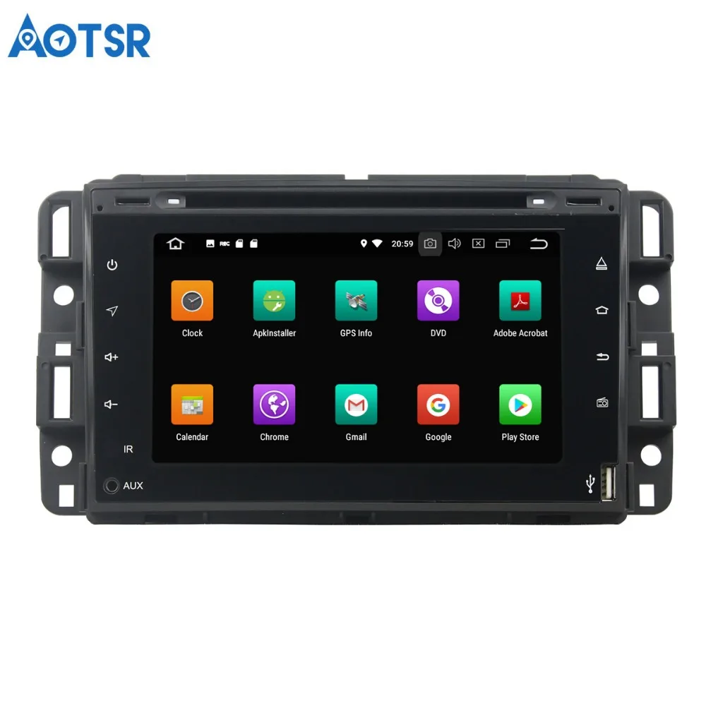 Автомобильный DVD плеер Aotsr Android 8 0 7 1 С GPS навигацией для GMC Yukon/Tahoe 2007 2012