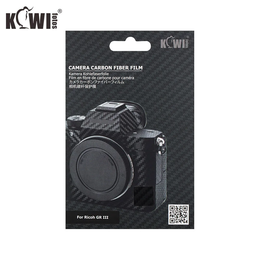 KIWIFOTOS KS GR3CF камера из углеродного волокна пленка комплект для Ricoh GR III s