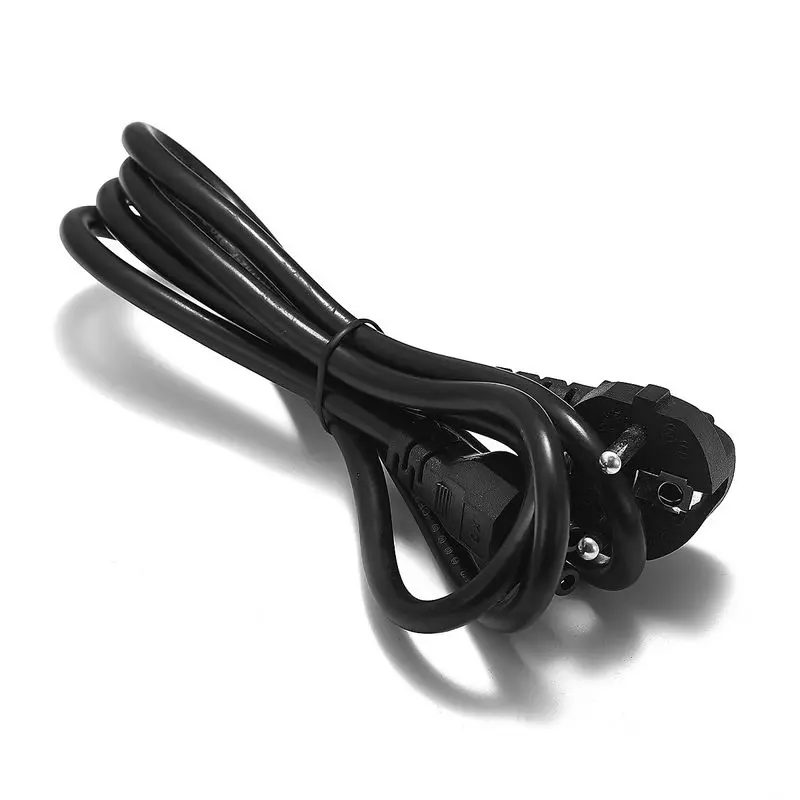 100pcs 2 Prong Power Cable EU European Plug C5 Cloverleaf AC Adapter Cord 1.5m 5ft 0.75mm2 For Notebook Laptop | Обустройство дома