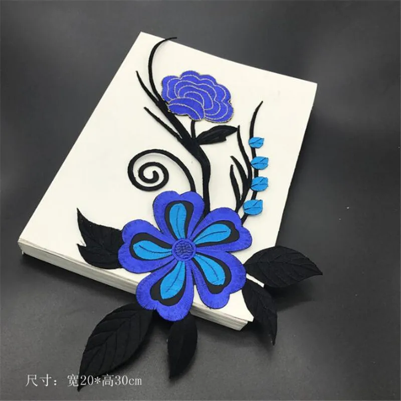 1 шт. цветок Cheongsam аппликация Одежда Вышивка патч ткань наклейка Железо на ремесло