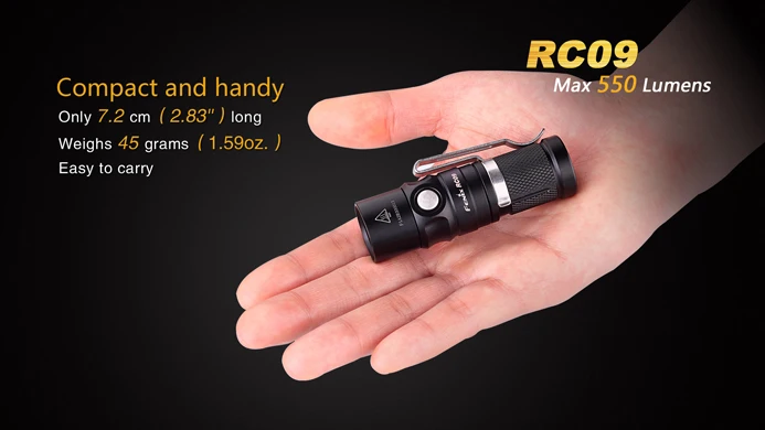 Тактический фонарик 2016 fenix RC09 cree xm-l2 (u2) led 550 lm 16230 | Лампы и освещение