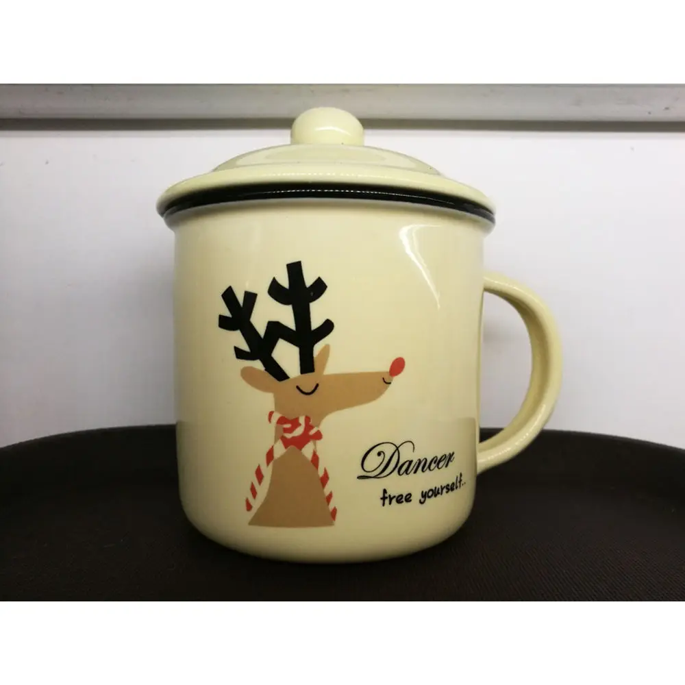 Рождественская серия керамическая чашка Санта-Клаус чайная Питьевая кружка | Дом