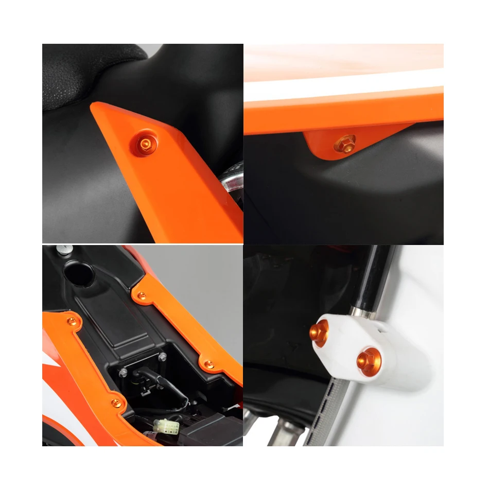 NICECNC мотоцикл обложка шуруп болты для KTM 125 150 200 250 300 350 400 450 500 530 SX F отл EXC XC XCW XCF