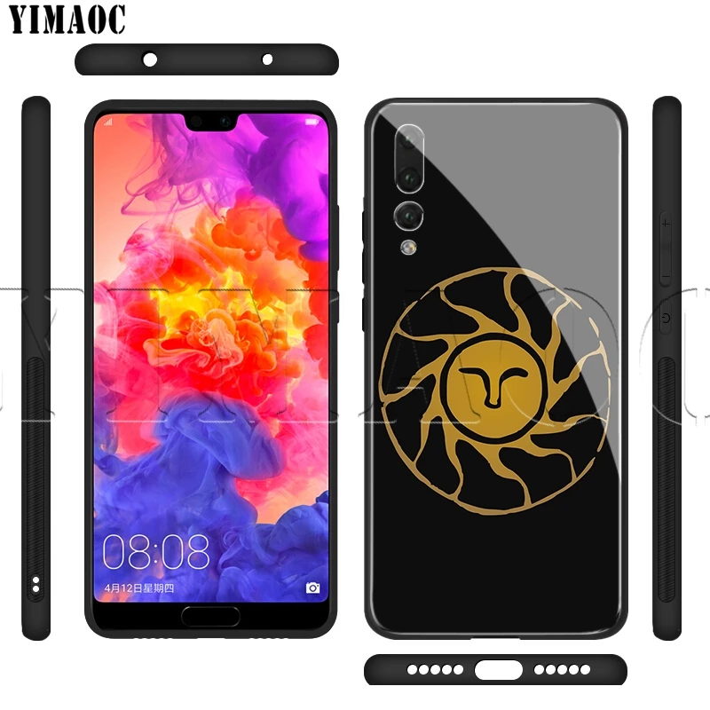 YIMAOC хвалит солнце темные душ стеклянный чехол для huawei Honor mate 7A 8X9 P10 20 30 Y6 Y9 P smart lite Pro
