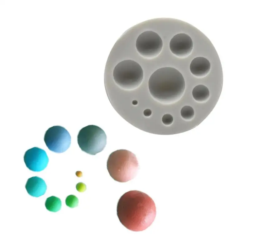 Круглая Силиконовая Форма Sugarcraft форма для помадки инструменты украшения тортов