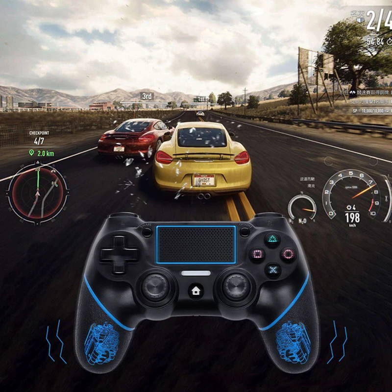 Обновленный новый Bluetooth беспроводной контроллер геймпада для PS4 6 Axies игровой