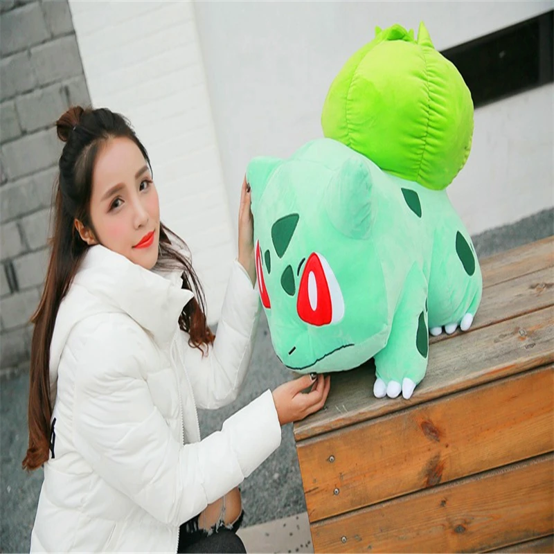 50*55 см 1,5 кг Bulbasaur очень большой мягкий чучело Хлопок Плюшевые игрушки куклы для всех Funs подарок