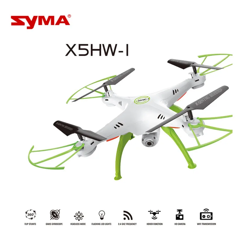 Оригинальный Квадрокоптер SYMA X5HW Wifi FPV Дрон с 0.3MP HD камерой 360 Eversion в режиме