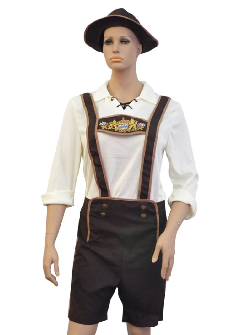 3 шт. мужские подтяжки ( ый) в стиле ледерхозен брюки Октоберфест Костюм