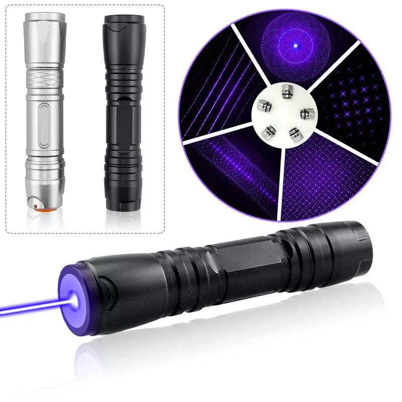 CWLASER 405 нм фиолетовый/532 Зеленый/650 Красный Фокусируемый лазерный указатель (819) +