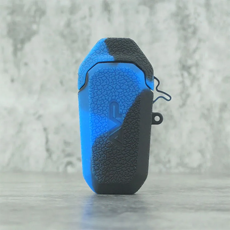 Black blue 2 шт. чехол для Aspire AVP Vaporizer Pod Starter Kit Box Mod противоскользящее защитное кремниевое наружное покрытие резиновое покрытие для Aspire AVP - Цвет: Black blue