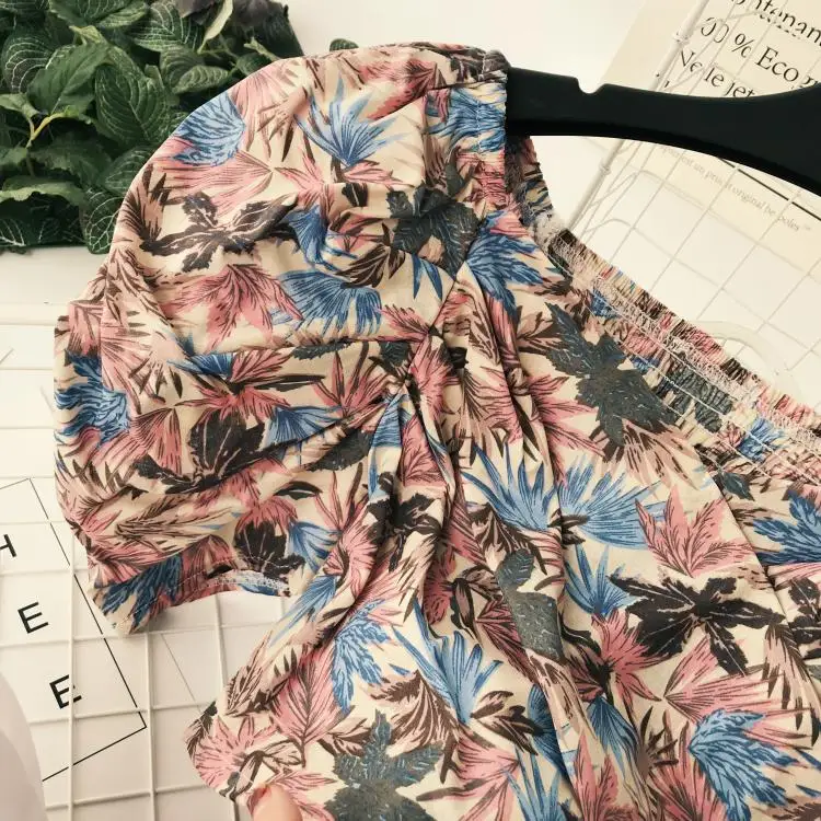ALPHALMODA летние женские эластичные укороченные топы с рукавами-фонариками плиссированные женские зауженные модные летние топы