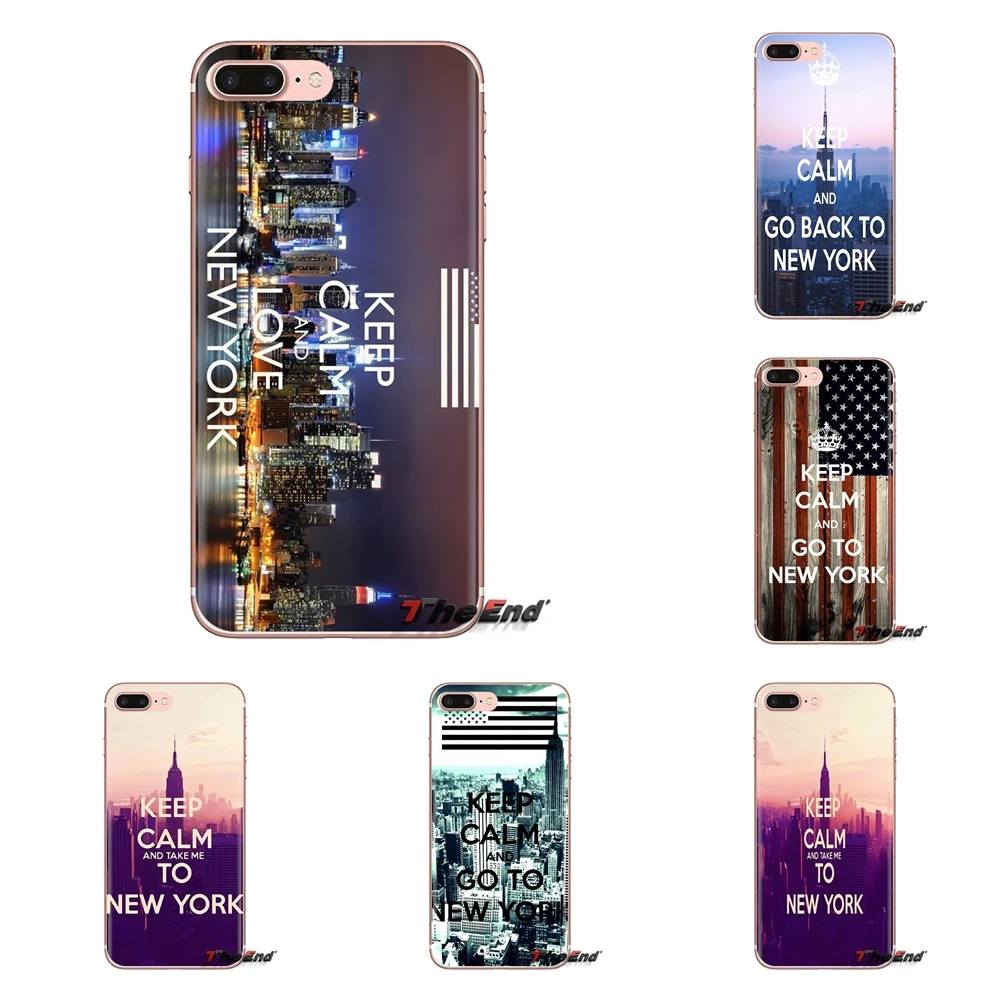 Остаться спокойным и отправиться в Нью-Йорк, Нью-Йорк для LG G3 G4 Mini G5 G6 G7 Q6 Q7 Q8 Q9 V10 V20 V30 X Power 2 3 K10 K4 K8 2017 Мобильный телефонный чехол.
