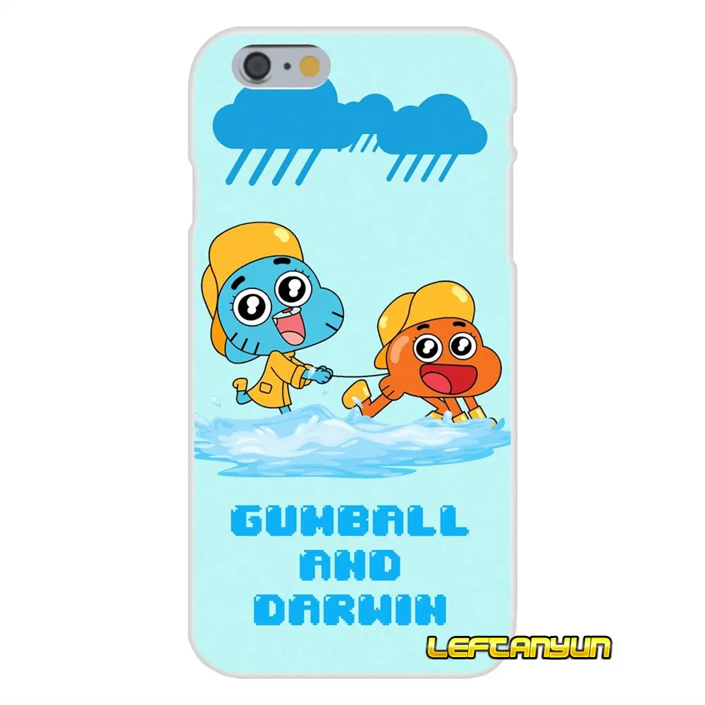 Милые удивительный мир Gumball Тонкий силиконовый чехол для телефона iPhone X 4 4S 5 5S 5C SE 6