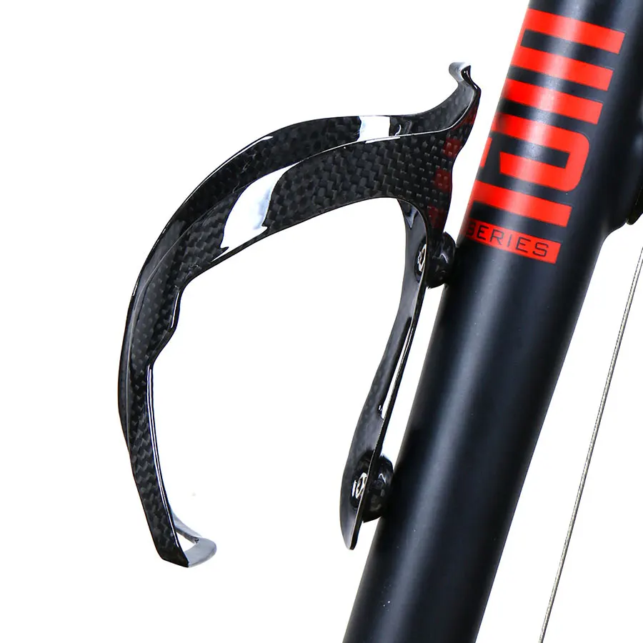 Велосипедный карбоновый держатель для бутылки MTB шоссейный велосипед карбоновая бутылка для воды велосипедная 3 к матовая/глянцевая карбоновая Ультралегкая бутылочная клетка