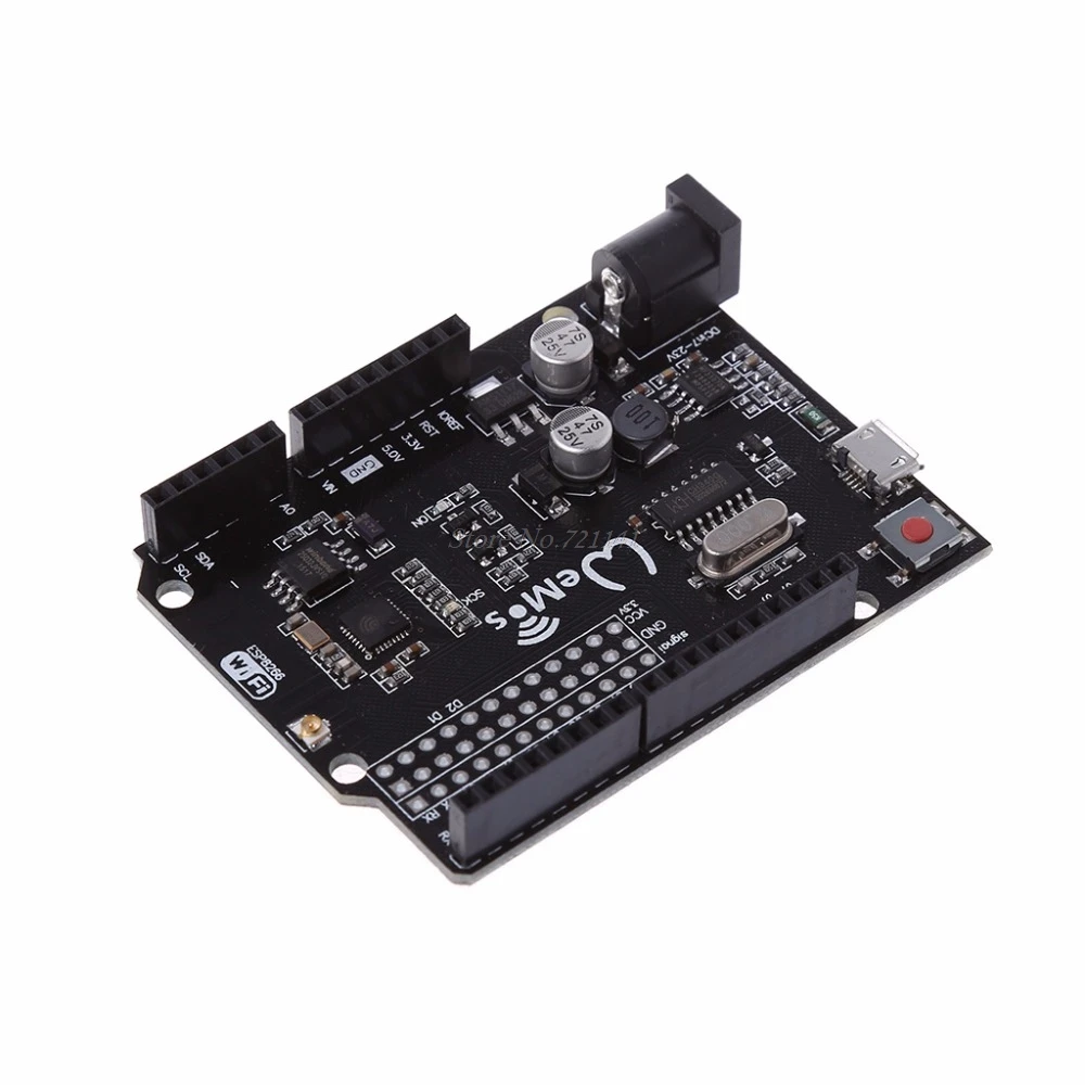 Аналоговый Wi-Fi D1R2 D1 R2 ESP8266 + 32 Мб Flash для интегральных схем Uno R3 Прямая поставка |