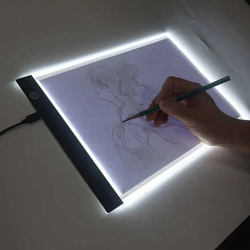 Световая панель a4 Tracer Usb Power light pad 3 уровня яркости для рисования световая доска
