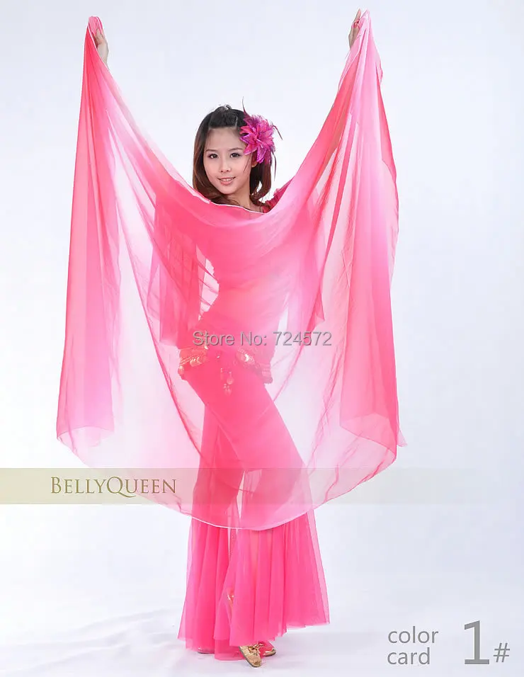 Танец живота вуаль шелковый шарф ручной пряжи | Тематическая одежда и униформа