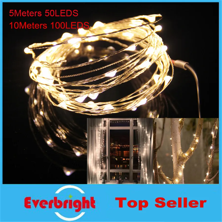 Светодиодная гирлянда 10 м 33 фута 100 светодиодов 5 В питание от USB|string lights 10m|light 10mled