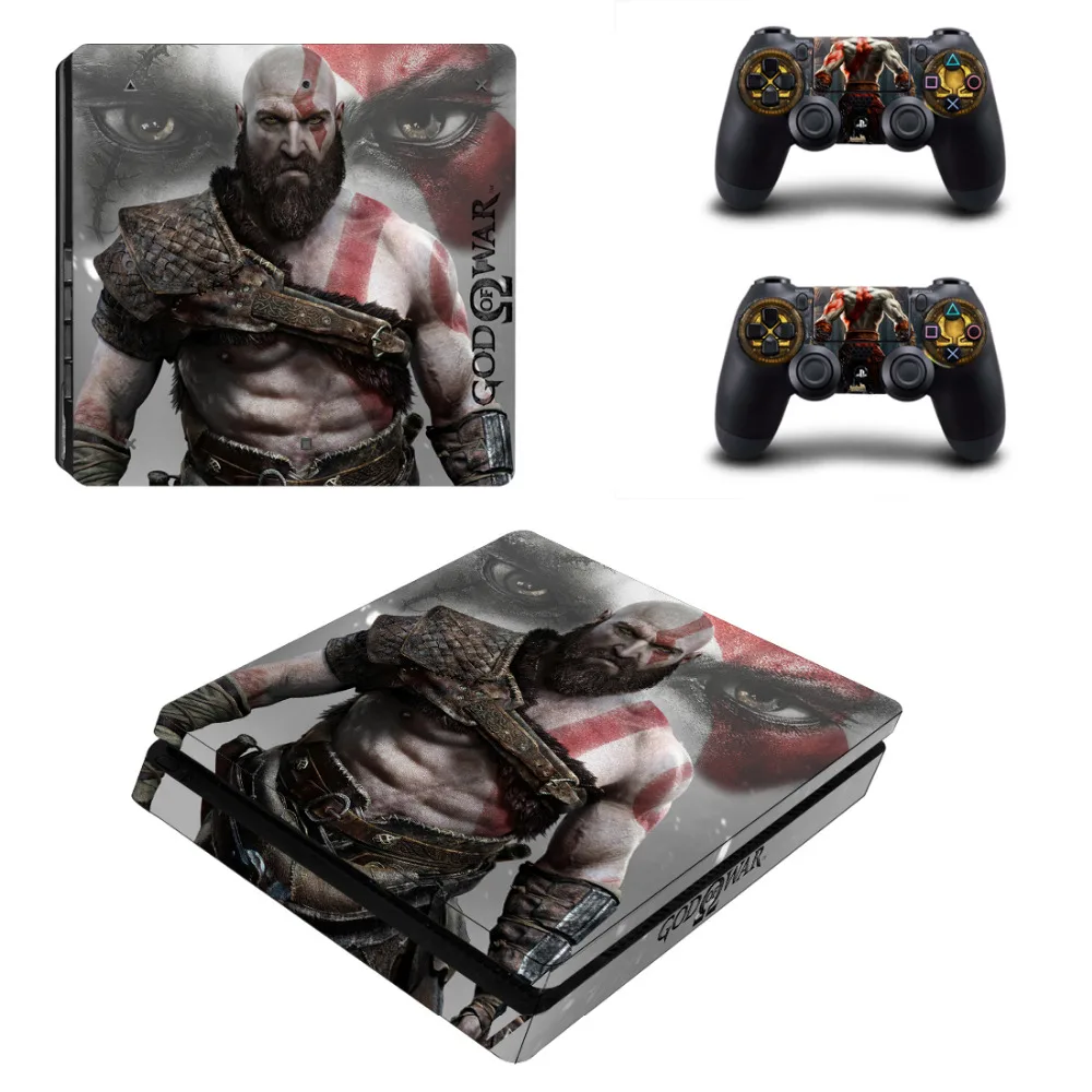 Для версии бога войны PS4 тонкая кожа Стикеры для Sony Игровые приставки 4 консоли и 2