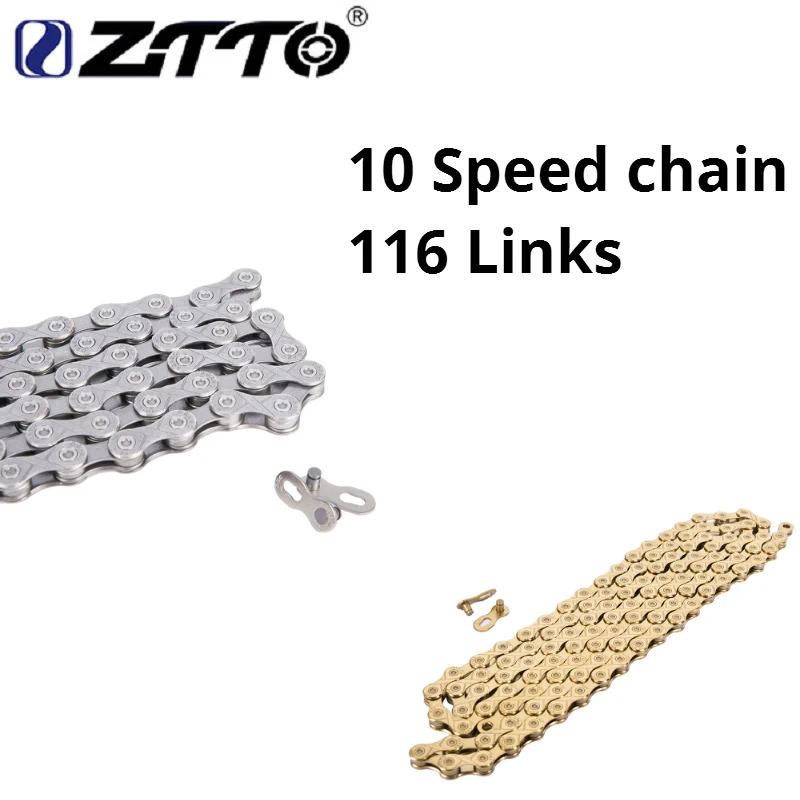ZTTO 10 скоростей MTB цепь для горного велосипеда s 20s 30s дорожные велосипедные цепочки