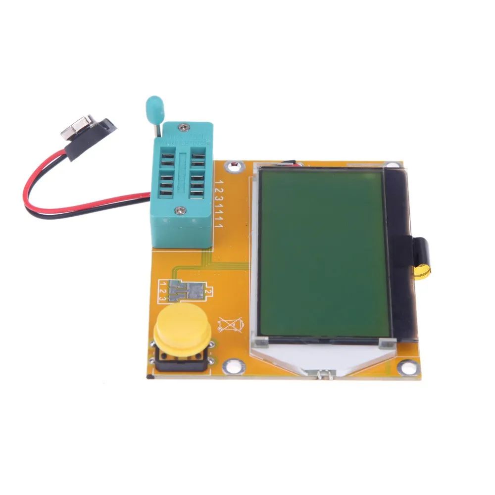 10 штук Многофункциональный ЖК-дисплей Подсветка Транзистор тестер Диод Триод