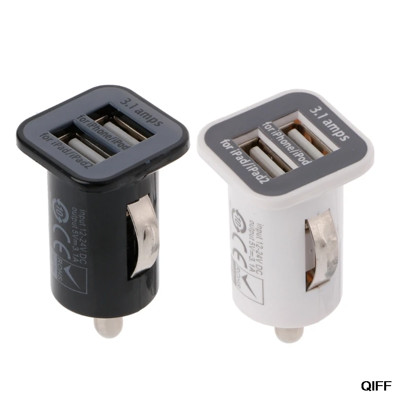 Авто высокое количество Адаптер зарядного устройства с двойным USB разъем