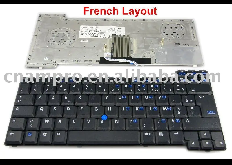 Новая клавиатура для ноутбука HP Compaq nc8430 nw8440 nx8420, матовая черная Французская версия AZERTY-K051926V1 FR