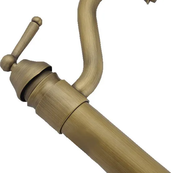Античный латунный поворотный смеситель с одной ручкой anf018|faucet mixer|mixer kitchen tapskitchen