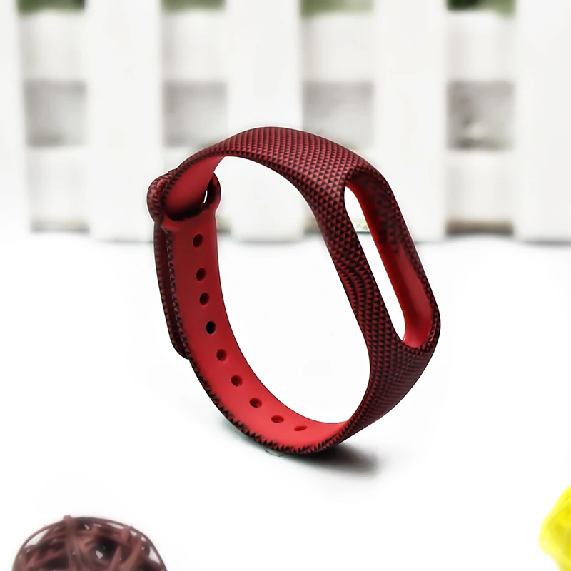 Цветной силиконовый ремешок Mi Band 2 экологически безопасный для запястья mi band