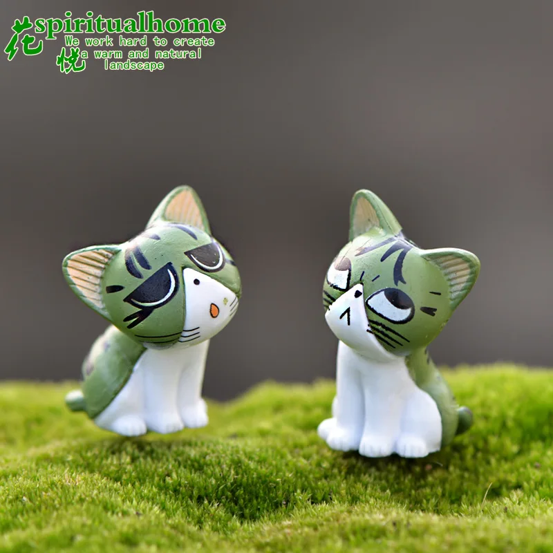 8 шт./компл. аксессуары для украшения дома миниатюрный милый мультяшный Кот